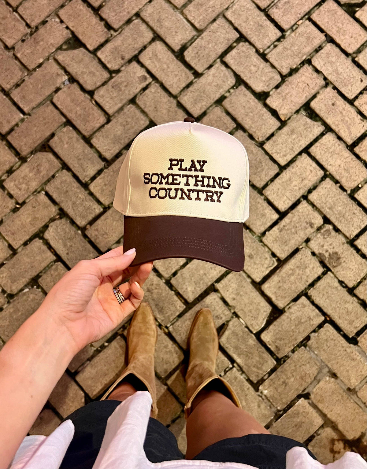 The Play Something Country Trucker Cap