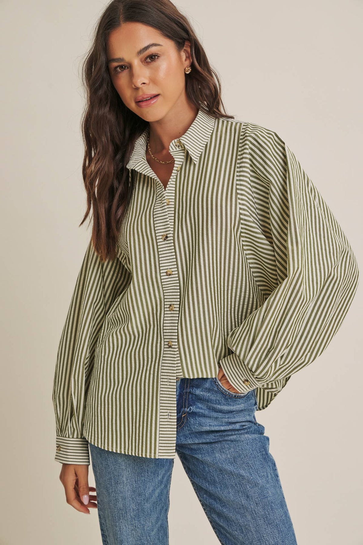 FRENCH CAFE EFFORTLESS  button down
